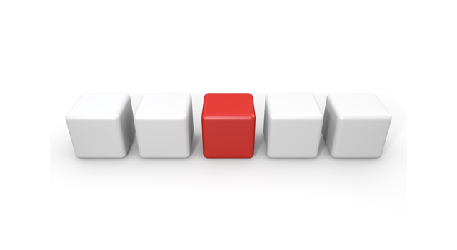 白｜赤｜立方体 - イラスト / 3Dレンダリング / 無料 / ダウンロード / 写真 / 3DCG