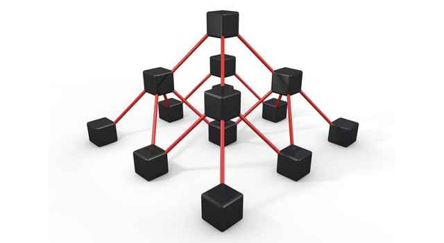 黒色｜立方体｜ネットワーク - イラスト / 3Dレンダリング / 無料 / ダウンロード / 写真 / 3DCG