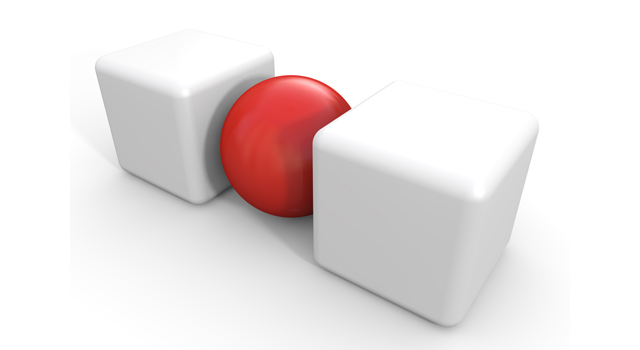 白色｜中心｜赤色｜玉 - イラスト / 3Dレンダリング / 無料 / ダウンロード / 写真 / 3DCG