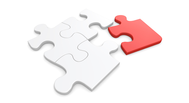 ジグソーパズル｜パーツ｜赤色 - イラスト / 3Dレンダリング / 無料 / ダウンロード / 写真 / 3DCG