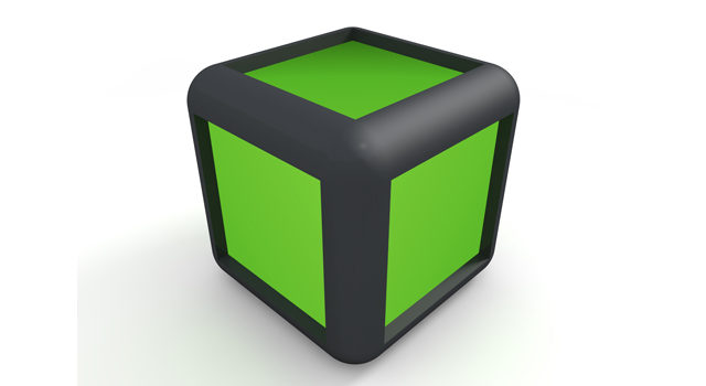 キューブ｜グリーン - イラスト / 3Dレンダリング / 無料 / ダウンロード / 写真 / 3DCG