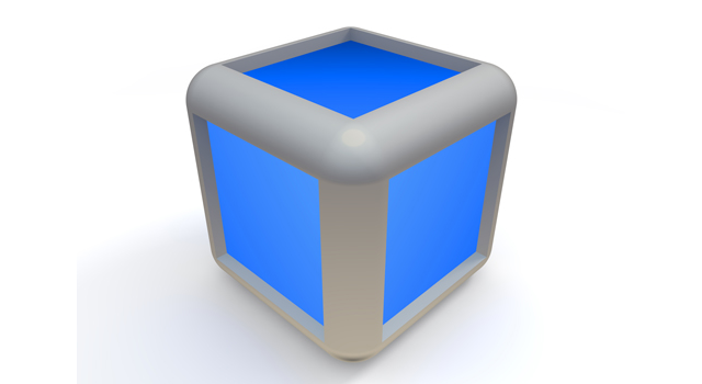 ブルー｜シルバー｜キューブ - イラスト / 3Dレンダリング / 無料 / ダウンロード / 写真 / 3DCG