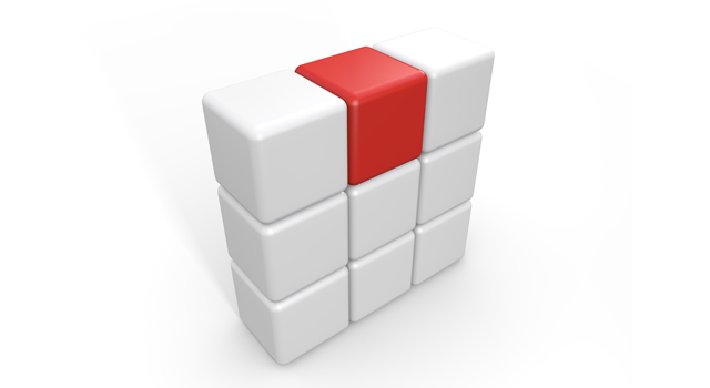 合体｜キューブ｜赤色 - イラスト / 3Dレンダリング / 無料 / ダウンロード / 写真 / 3DCG