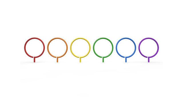 ブルー｜グリーン｜オレンジ｜丸 - イラスト / 3Dレンダリング / 無料 / ダウンロード / 写真 / 3DCG