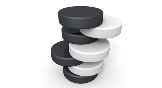 アンバランス｜白｜黒 - イラスト / 3Dレンダリング / 無料 / ダウンロード / 写真 / 3DCG