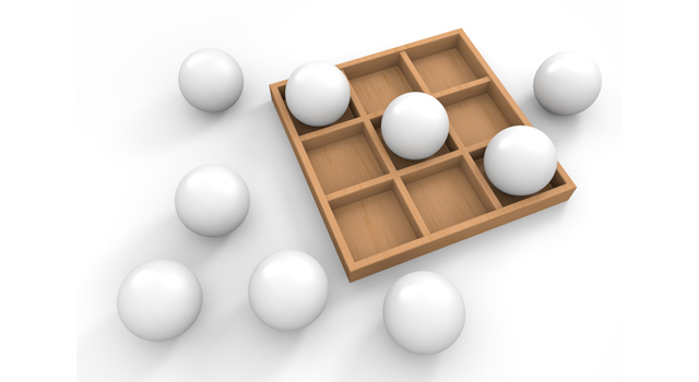 置く｜白玉｜木製 - イラスト / 3Dレンダリング / 無料 / ダウンロード / 写真 / 3DCG