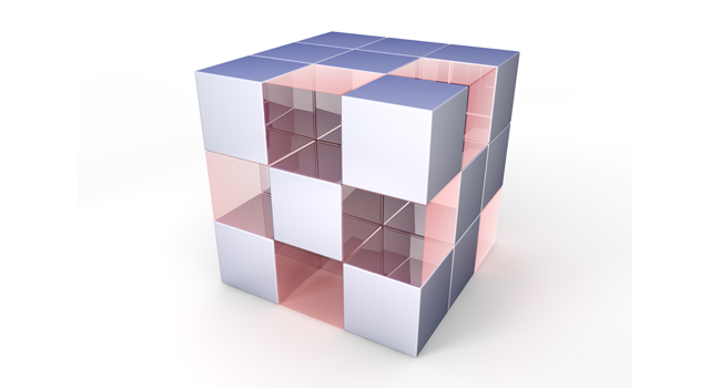 キューブ｜反射 - イラスト / 3Dレンダリング / 無料 / ダウンロード / 写真 / 3DCG