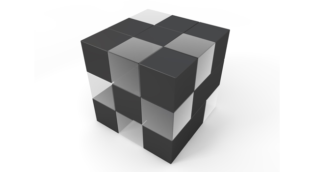 ブラック｜立方体 - イラスト / 3Dレンダリング / 無料 / ダウンロード / 写真 / 3DCG