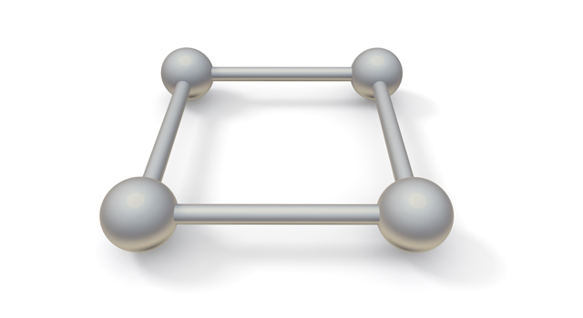 四角｜球体 - イラスト / 3Dレンダリング / 無料 / ダウンロード / 写真 / 3DCG