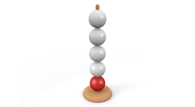 赤色｜列｜玉 - イラスト / 3Dレンダリング / 無料 / ダウンロード / 写真 / 3DCG