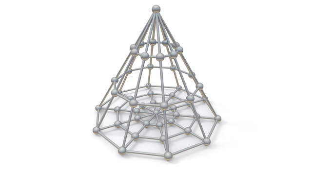 ライン｜三角 - イラスト / 3Dレンダリング / 無料 / ダウンロード / 写真 / 3DCG