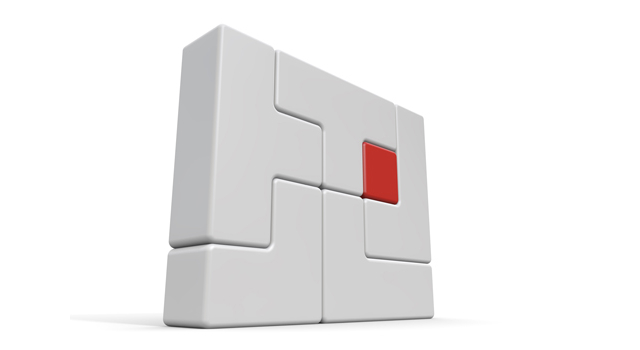 目立つ｜赤色｜ブロック - イラスト / 3Dレンダリング / 無料 / ダウンロード / 写真 / 3DCG