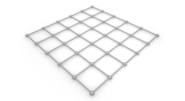 四角｜グリッド - イラスト / 3Dレンダリング / 無料 / ダウンロード / 写真 / 3DCG