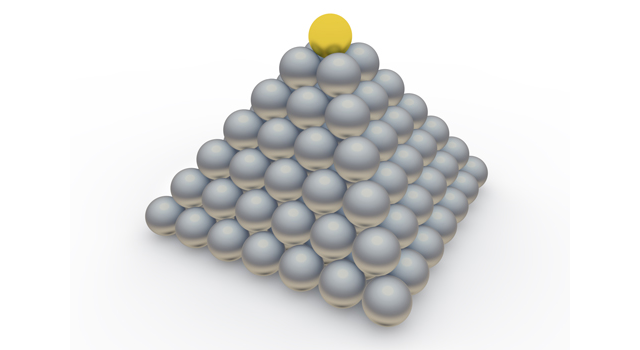 ピラミッド｜球体 - イラスト / 3Dレンダリング / 無料 / ダウンロード / 写真 / 3DCG