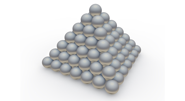 ピラミッド｜山｜ボール - イラスト / 3Dレンダリング / 無料 / ダウンロード / 写真 / 3DCG