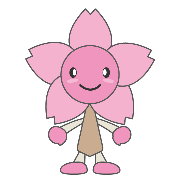 桜 - 人 / 手描き / 漫画 / アニメ / イラスト / クリップアート / フリー素材