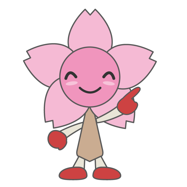 桜 - 人 / 手描き / 漫画 / アニメ / イラスト / クリップアート / フリー素材