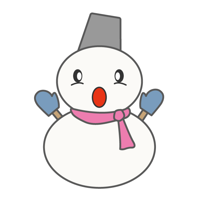 雪 - 人 / 手描き / 漫画 / アニメ / イラスト / クリップアート / フリー素材