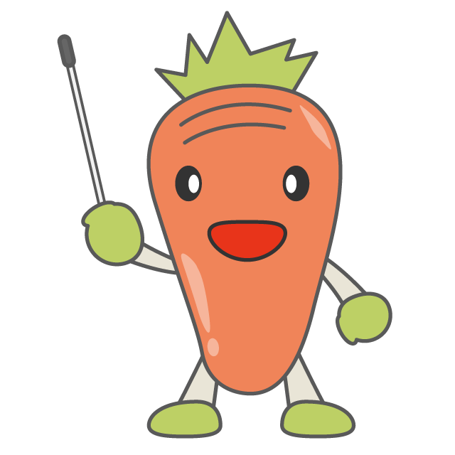 にんじん - 人 / 手描き / 漫画 / アニメ / イラスト / クリップアート / フリー素材