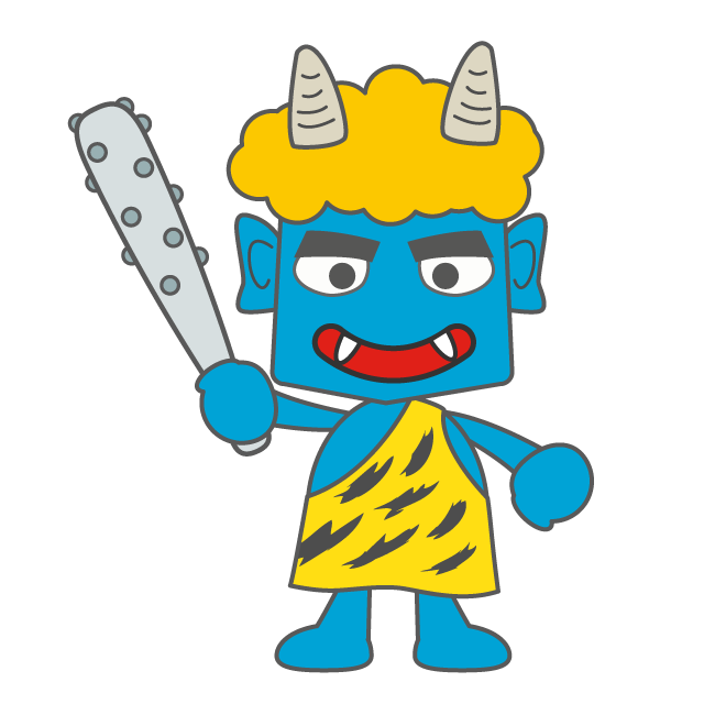 オニ - 人 / 手描き / 漫画 / アニメ / イラスト / クリップアート / フリー素材