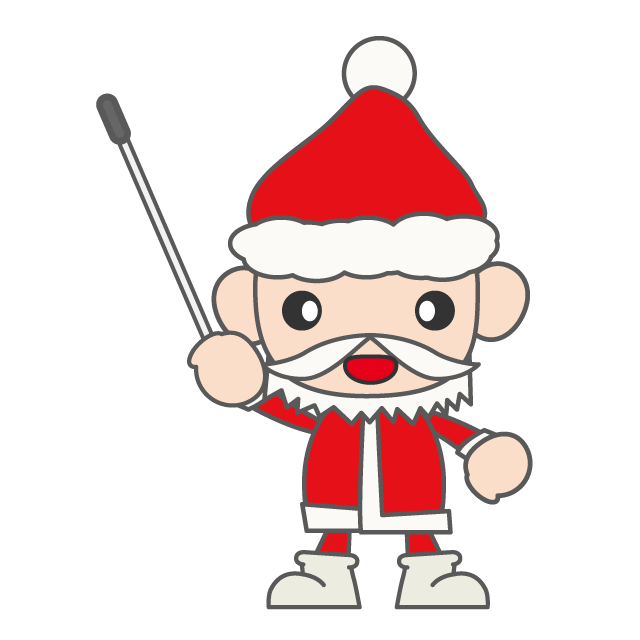 サンタ - 人 / 手描き / 漫画 / アニメ / イラスト / クリップアート / フリー素材