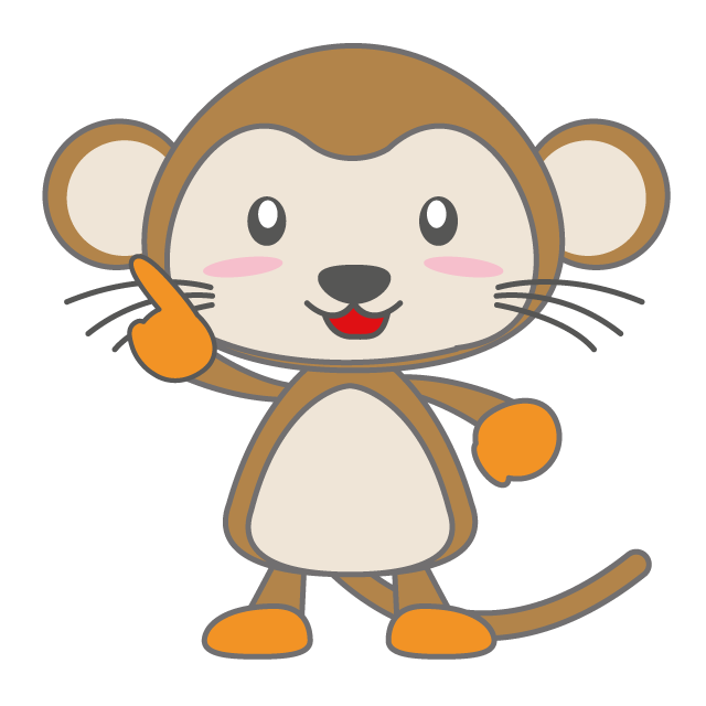 モンキー - 人 / 手描き / 漫画 / アニメ / イラスト / クリップアート / フリー素材