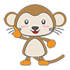 モンキー - キャラクター｜人物｜フリーイラスト