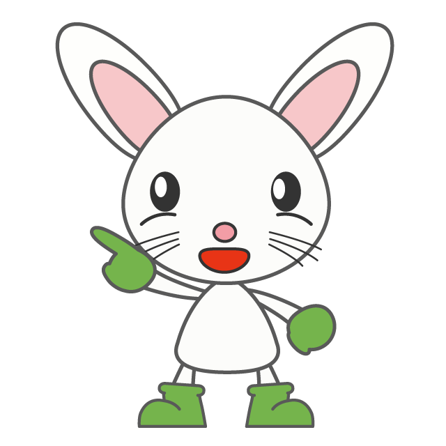 兎 - 人 / 手描き / 漫画 / アニメ / イラスト / クリップアート / フリー素材