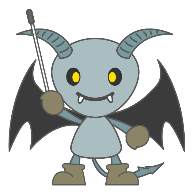 悪魔 - 人 / 手描き / 漫画 / アニメ / イラスト / クリップアート / フリー素材