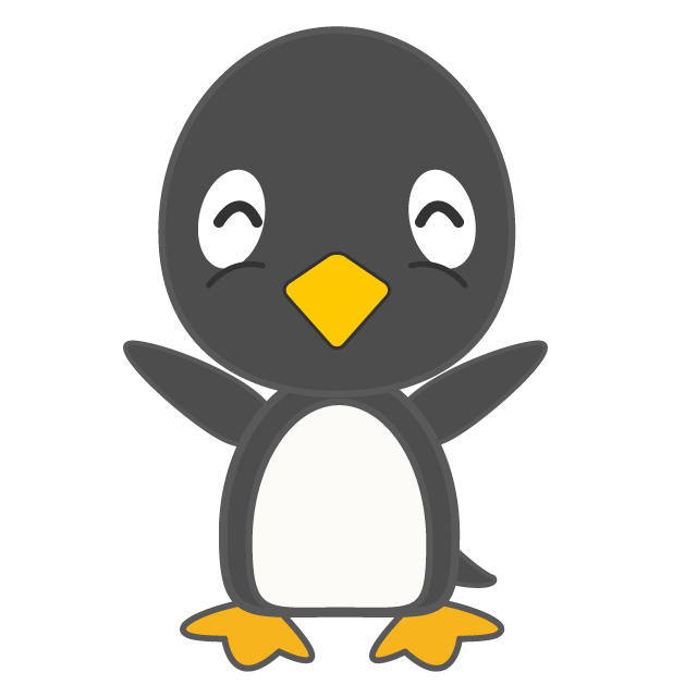 ペンギン - 人 / 手描き / 漫画 / アニメ / イラスト / クリップアート / フリー素材