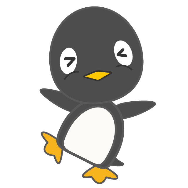 ペンギン - 人 / 手描き / 漫画 / アニメ / イラスト / クリップアート / フリー素材