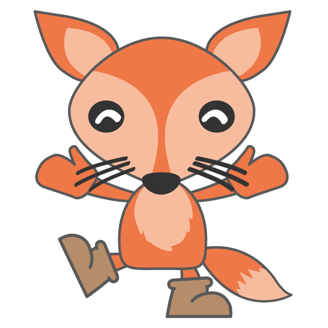 きつね - 人 / 手描き / 漫画 / アニメ / イラスト / クリップアート / フリー素材