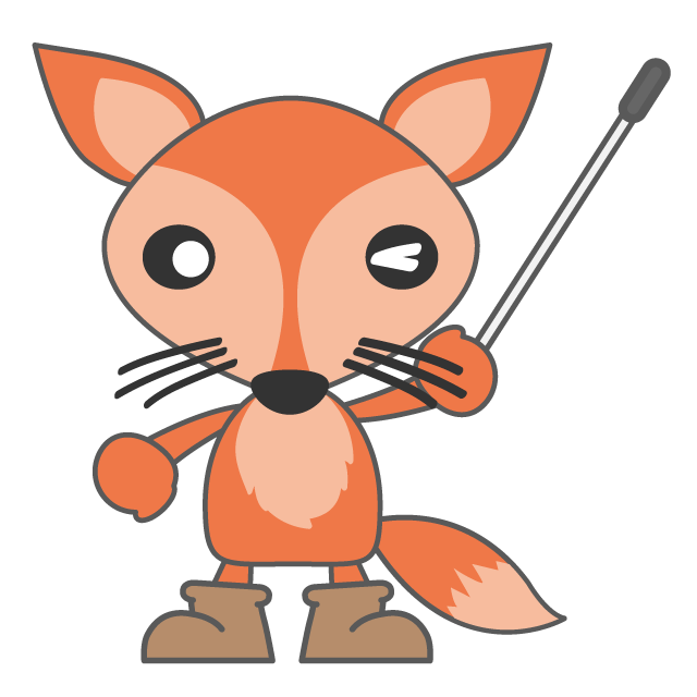 狐 - 人 / 手描き / 漫画 / アニメ / イラスト / クリップアート / フリー素材