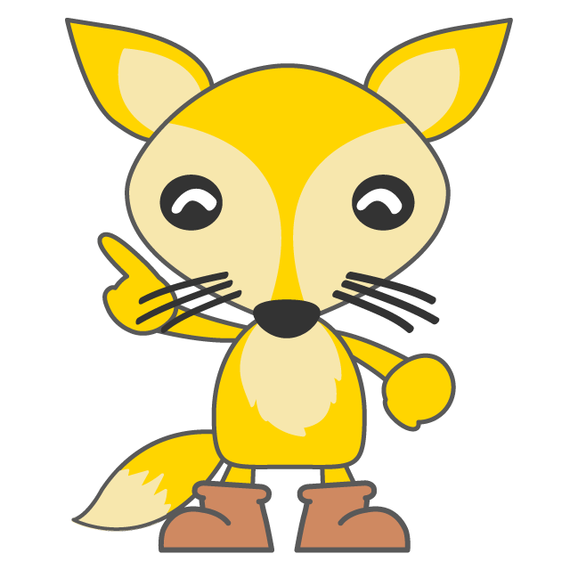 狐 - 人 / 手描き / 漫画 / アニメ / イラスト / クリップアート / フリー素材