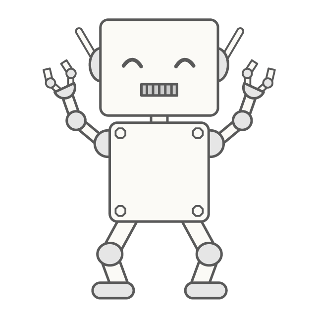 機械ロボ - 人 / 手描き / 漫画 / アニメ / イラスト / クリップアート / フリー素材