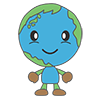 地球 - キャラクター｜人物｜フリーイラスト