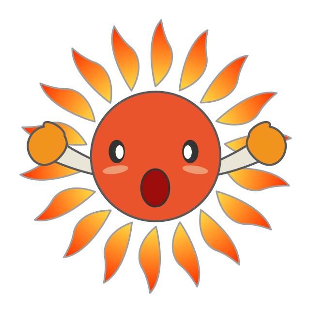 お日様 - 人 / 手描き / 漫画 / アニメ / イラスト / クリップアート / フリー素材