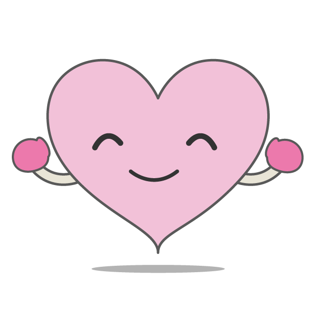 ハートマーク - 人 / 手描き / 漫画 / アニメ / イラスト / クリップアート / フリー素材