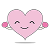 ハートマーク - キャラクター｜人物｜フリーイラスト