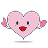 ハート - キャラクター｜人物｜フリーイラスト