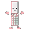 携帯 - キャラクター｜人物｜フリーイラスト