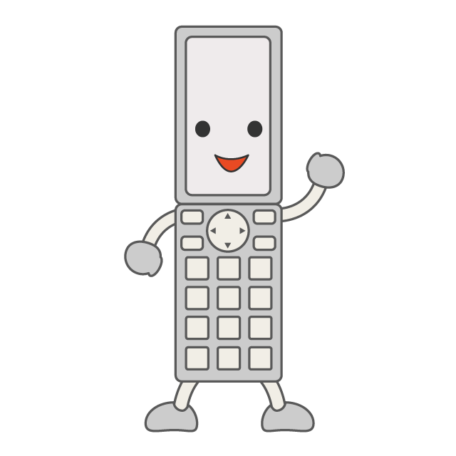 携帯 - 人 / 手描き / 漫画 / アニメ / イラスト / クリップアート / フリー素材