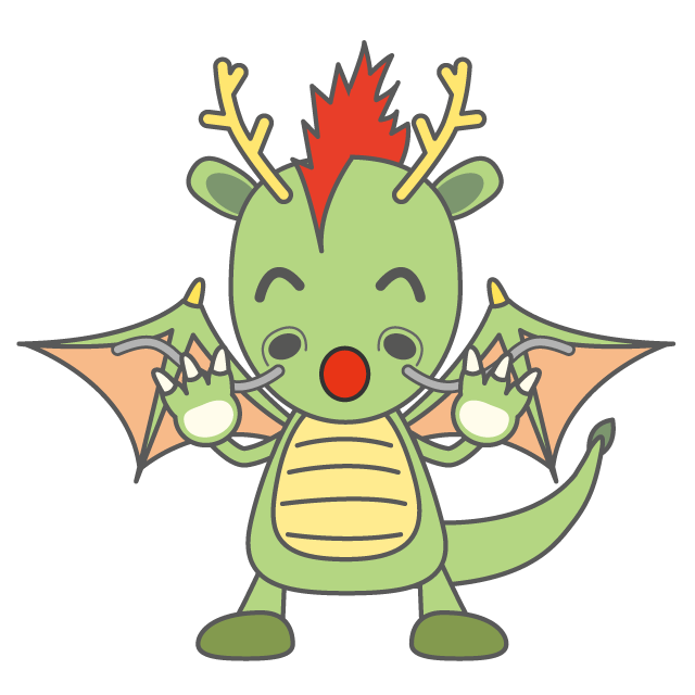 龍 - 人 / 手描き / 漫画 / アニメ / イラスト / クリップアート / フリー素材