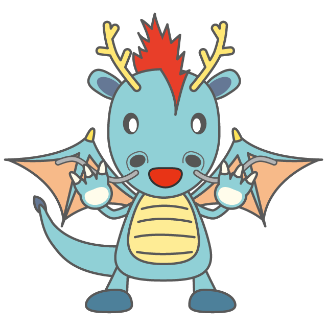 竜 - 人 / 手描き / 漫画 / アニメ / イラスト / クリップアート / フリー素材