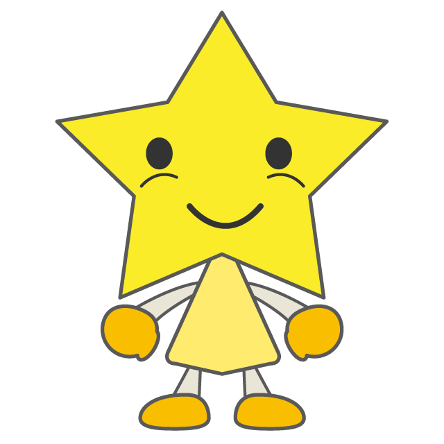 星 - 人 / 手描き / 漫画 / アニメ / イラスト / クリップアート / フリー素材