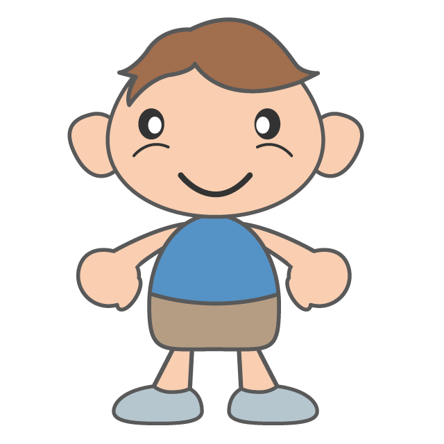 男の子 - 人 / 手描き / 漫画 / アニメ / イラスト / クリップアート / フリー素材