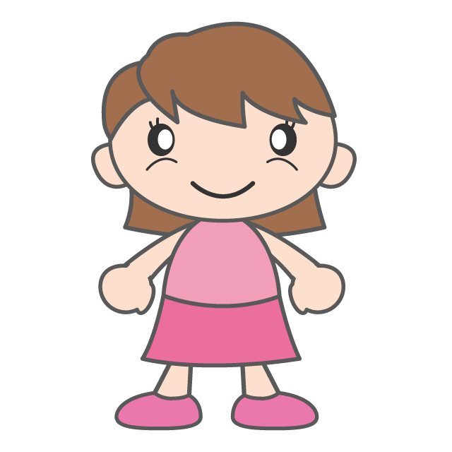 女の子 - 人 / 手描き / 漫画 / アニメ / イラスト / クリップアート / フリー素材