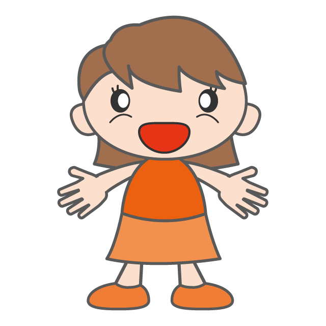 女の子 - 人 / 手描き / 漫画 / アニメ / イラスト / クリップアート / フリー素材