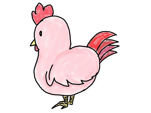 鶏 | ニワトリ - 人 / 手描き / 漫画 / アニメ / イラスト / クリップアート / フリー素材