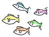 魚の群れ | 大群 - キャラクター｜人物｜フリーイラスト